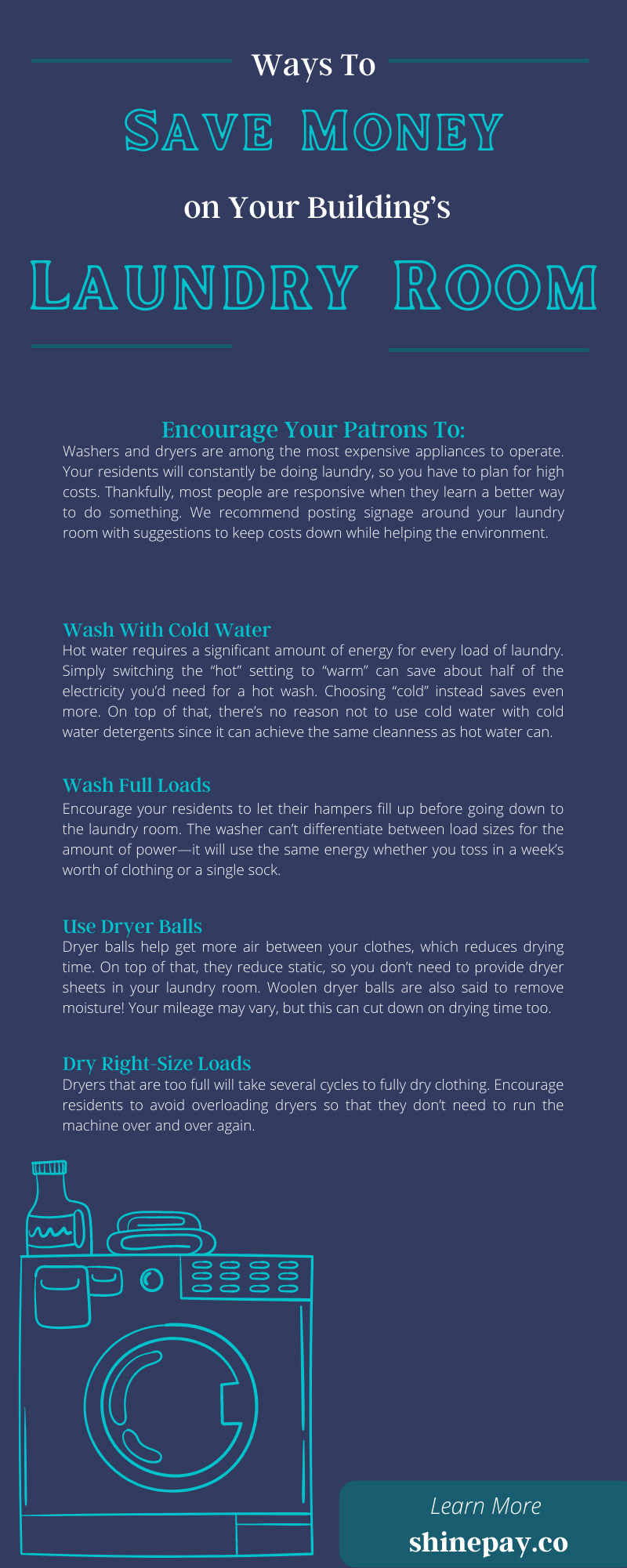 Ways To Save Money on Your Building’s Laundry Room